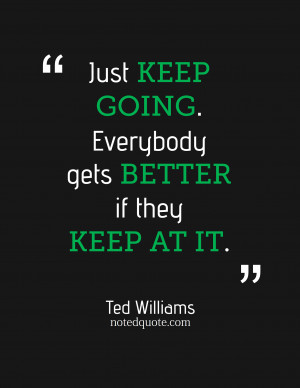 Ted Williams Quotes Life Ted williams quote poster: