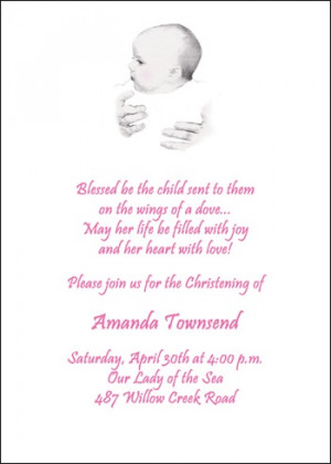 Christening Poems Verses Quotes Pictures