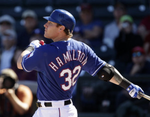 Baltimore Texas Rangers Outfielder Josh Hamilton S Torrid 2012 picture