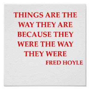 fred hoyle quote print