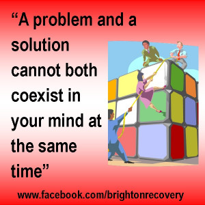 problem and a solution cannot both coexist