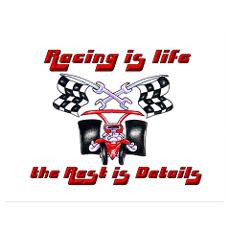 Racing is Life Drag Racing De Poster
