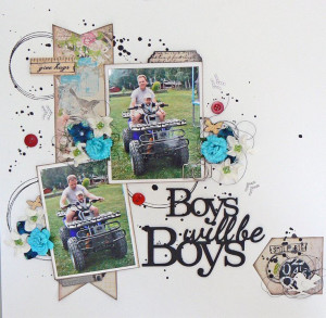 Boys Layout, Boys Sb, Scrapbook Boys, Boys'S Will Be Boys, Difference ...
