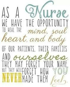 Nursing! My goal as a nurse practitioner is to make then as ...