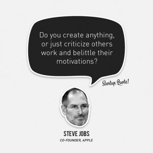 Do you create anything, or jucst criticize others work and belittle ...