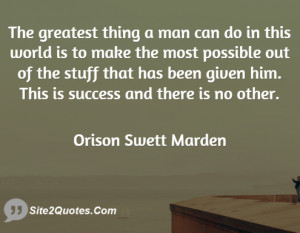 Success is finding satisfaction in giving a little more than you take.