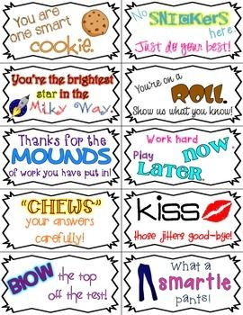 Test Prep Motivational Candy PhrasesCandies Phrases, Random Crap, Prep ...