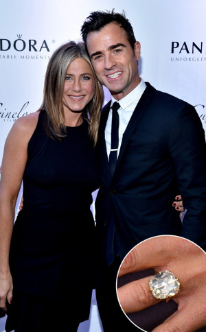 Jennifer Aniston Justin Theroux Engagement Ring
