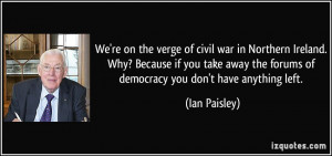 More Ian Paisley Quotes