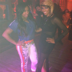 Toya Wright Instagram Red Yves Saint Laurent Tribute Sandals