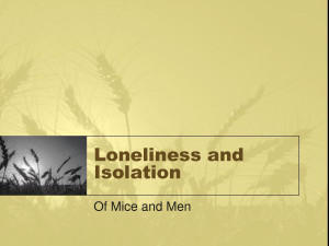 docstoc.comLoneliness and Isolation Of