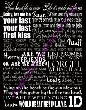... this image include: one direction, Lyrics, 1d, songs and were we are