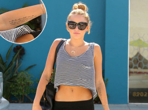 Miley Cyrus Gets Inked...Again photo 2