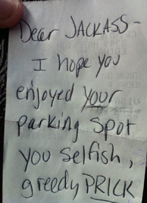Funniest Angry Windshield Notes