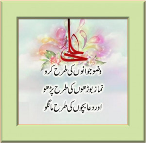 Inspirational Quotes (Mowla Ali A.S.)
