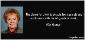 The blame for the 9/11 attacks lays squarely and exclusively with the ...