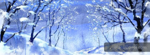 Snow Falling Facebook Covers