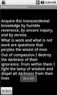 Bhagavad Gita quotes - screenshot thumbnail