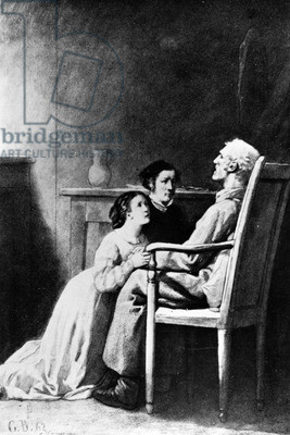 Credit: The Death of Jean Valjean, illustration from 'Les Miserables ...