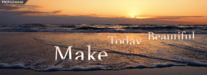 Summer Beach Quote Facebook Cover