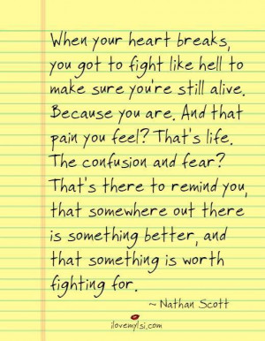 Something is worth fighting for