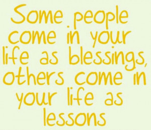 Blessings & lessons