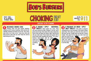 First Look: See Bob’s Burgers ’ Choking Safety Comic-Con Poster