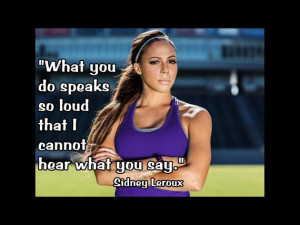 Soccer Poster Sydney Leroux Photo Quote Wall Art Print 5x7