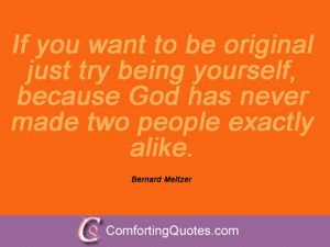 Bernard Meltzer Quotes And Sayings