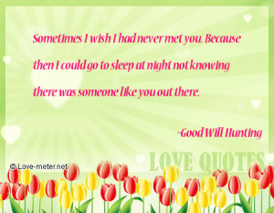 Good Will Hunting Quotes Love ~good will hunting