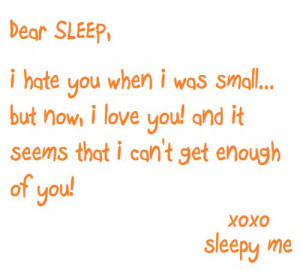 Dear SLEEP