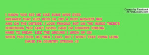 Country strong Lyrics Profile Facebook Covers