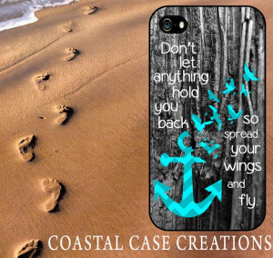 Wood Turquoise Chevron Quote Apple iPhone by CoastalCaseCreations, $18 ...
