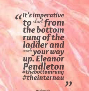 the bottom rung] eleanor pendleton, gritty pretty editor