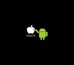 What are some funny quotes about iOS vs Android ?