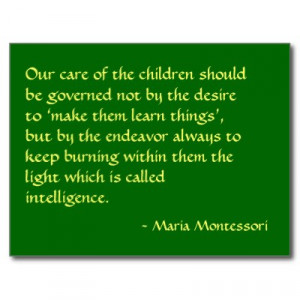 Maria Montessori Respectful