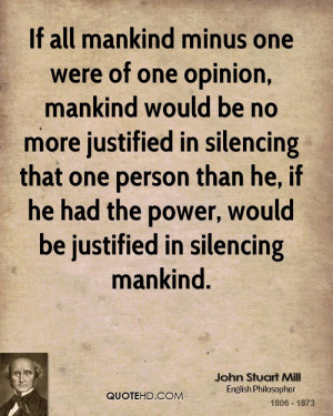 John Stuart Mill Power Quotes
