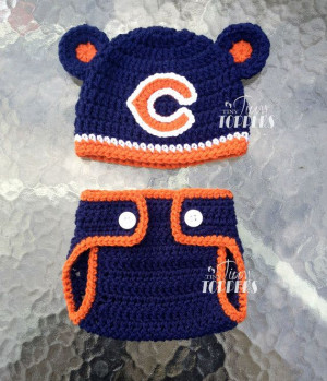 ... Chicago Bears Hat, Chicago Bears Style, Bears Football Knit Baby, Baby