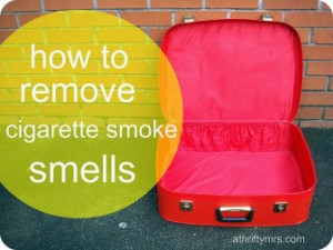 How to Remove Cigarette Smoke Smells from Thrifted Items | Home Things