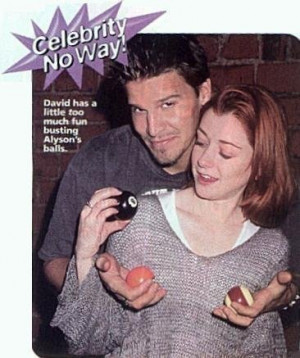 david and his balls and aly - buffy-the-vampire-slayer Photo