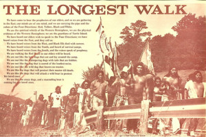 Native American Longest Walk 1978