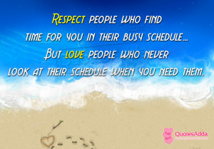 Love Quotations in English - Respect Love