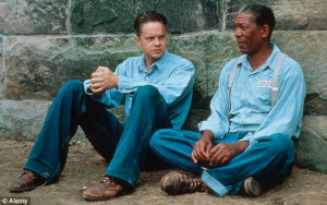 : Tim Robbins and Morgan Freeman starred in The Shawshank Redemption ...