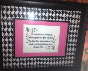 Framed Monogrammed Bible Verses and Quotes by LovelyWhatever, $50.00