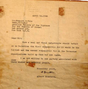 Note that this letter was written April 10th, 1948, ONLY ONE DAY after ...