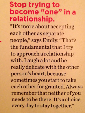 Emily VanCamp (from Everwood and Revenge) and her words