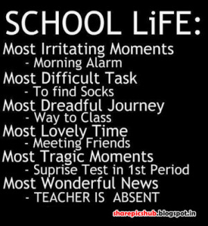 Beautiful School Life Quotes in English | Student Quotes Images