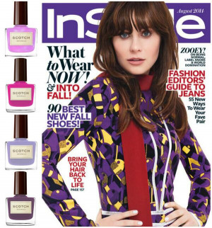 Love the August cover of @InStyle magazine with @ZooeyDeschanel on the ...