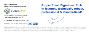 Professional Email Signatures Samples Email signature program.