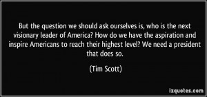 More Tim Scott quotes